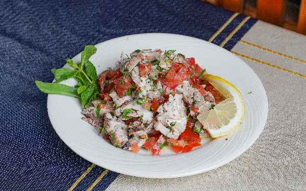 Lamb Brain salad