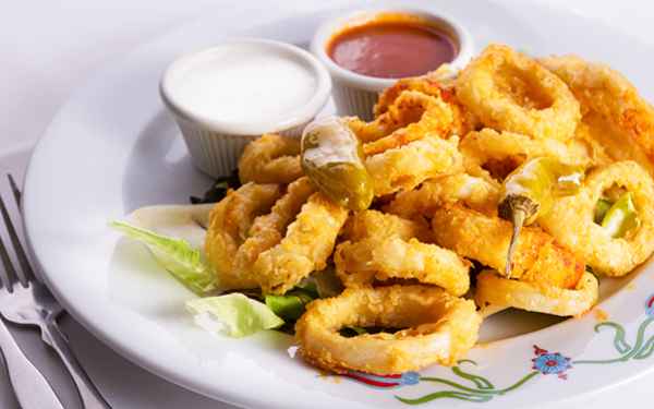 Crispy calamari