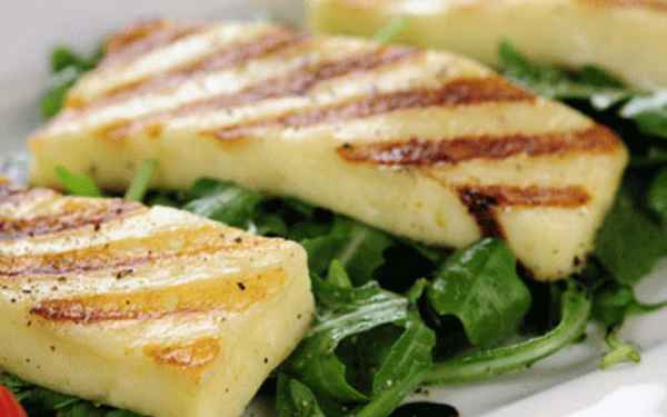 Grilled halloumi